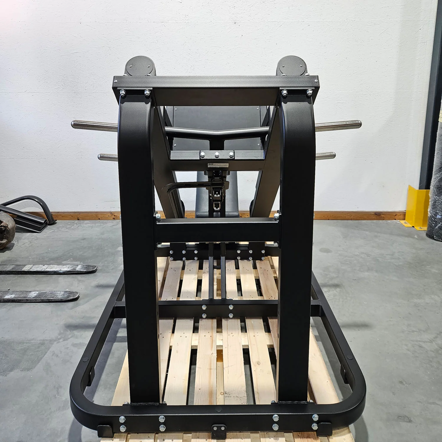 Technogym Pure Strength Linear Leg Press, Plate loaded 45° Beinpresse, Farbe Schwarz, gebraucht, überholter Zustand - Image 2