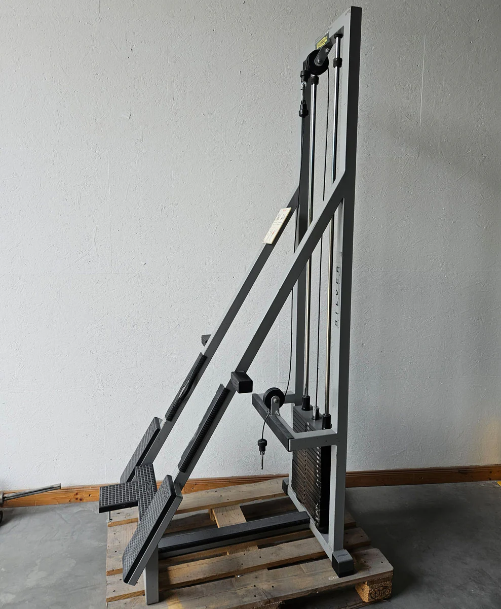 Technogym Rudern am Kabel, Ruderzug Turm, Long Pulley Row, Ruderstation, Silverline, Oldschool Bodybuilding, gebraucht - mit Gebrauchsspuren - Image 2