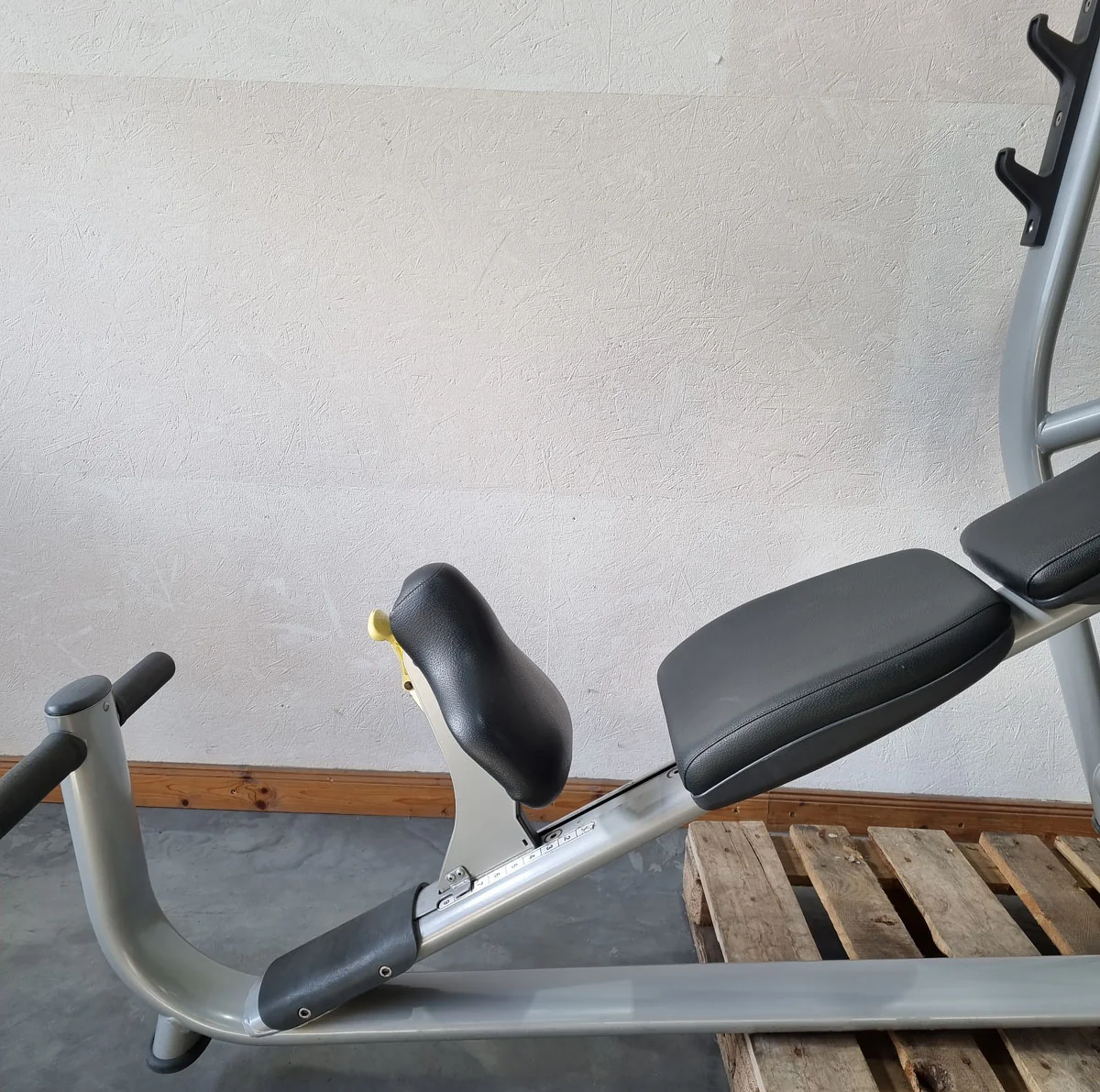 Technogym Schrägdrückerbank, Olympic Inclined Bench, Hantelbank Schrägbankdrücken, Rahmenfarbe Silber, Selection Line, gebraucht - überholter Zustand - Image 6