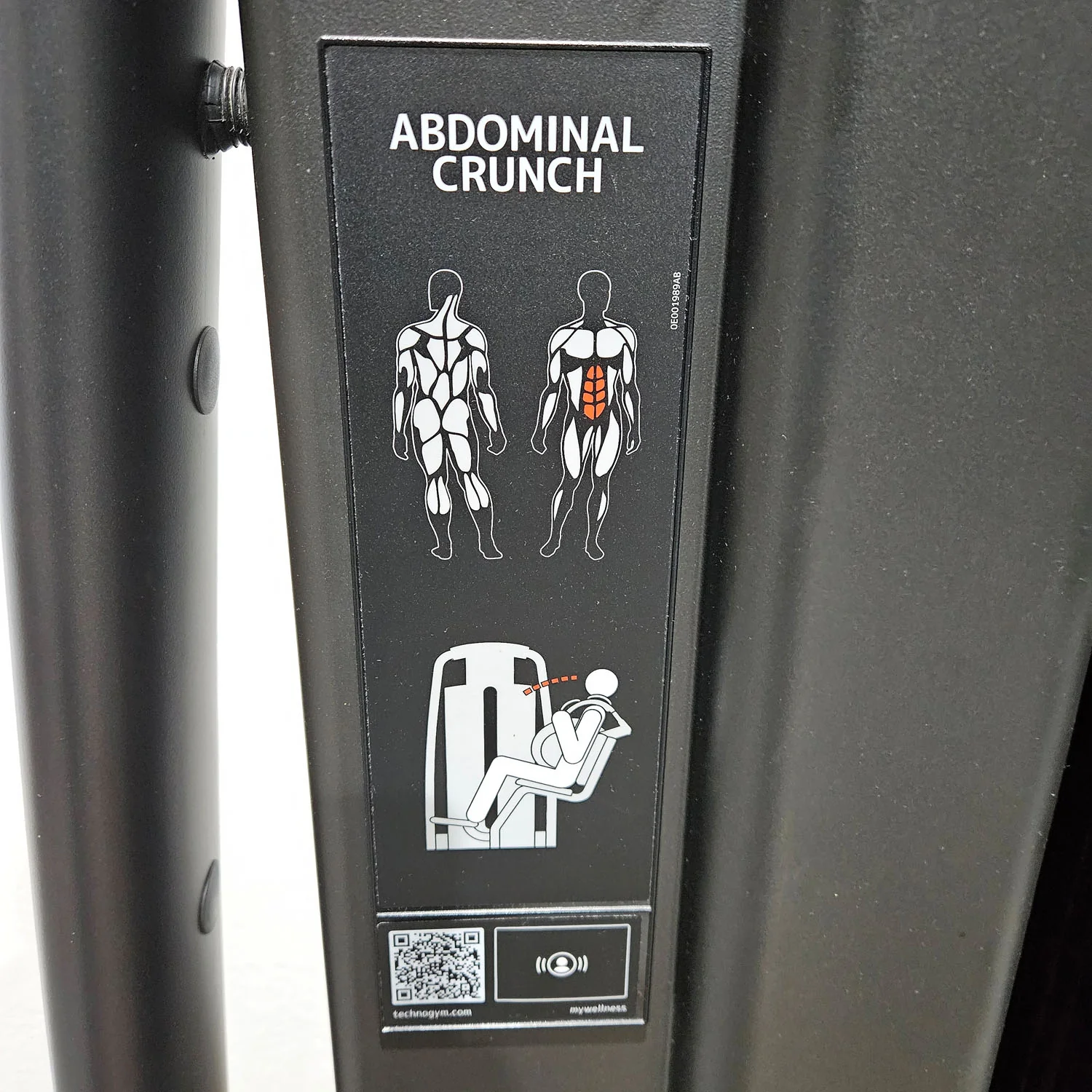 Technogym Selection Pro Abdominal Crunch, Bauchmaschine, Abs, Farbe Schwarz, gebraucht, überholter Zustand - Image 6