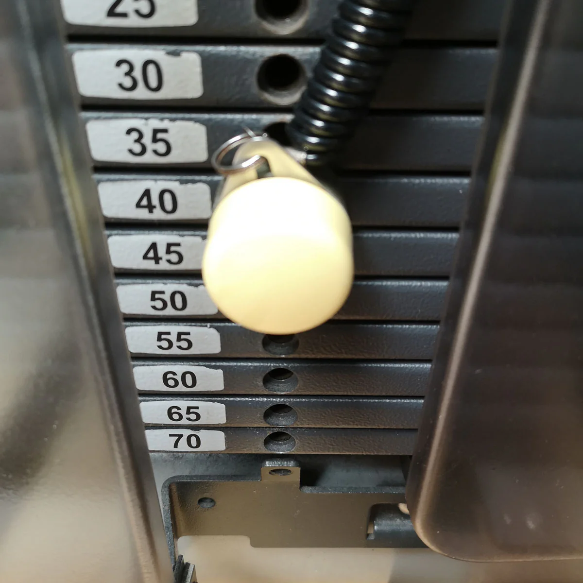 TechnoGym Trizepsmaschine, Arm Extension, Selection Line - Neues Modell mit Plastikverkleidung, Polster Braun, gebraucht - überholter Zustand - Image 6