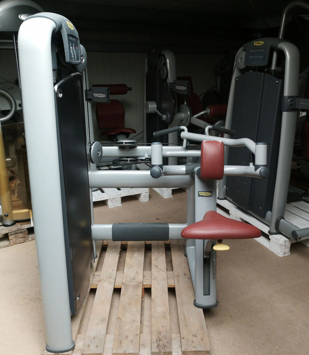 TechnoGym Upper Back, Rudern Row, Latisolator, Selection Line - Neues Modell mit Plastikverkleidung, Polster Braun, gebraucht - überholter Zustand - Image 3