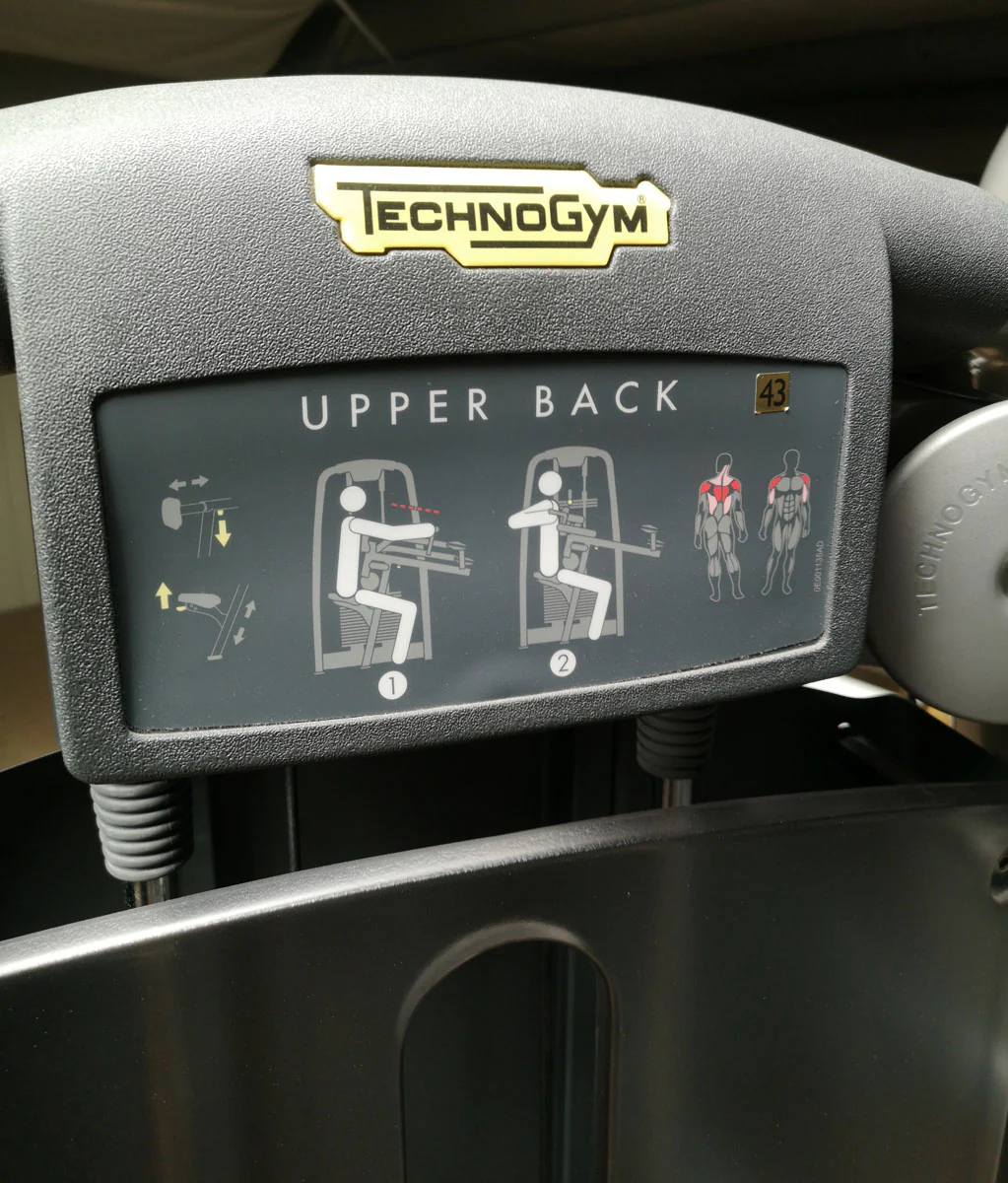 TechnoGym Upper Back, Rudern Row, Latisolator, Selection Line - Neues Modell mit Plastikverkleidung, Polster Braun, gebraucht - überholter Zustand - Image 6