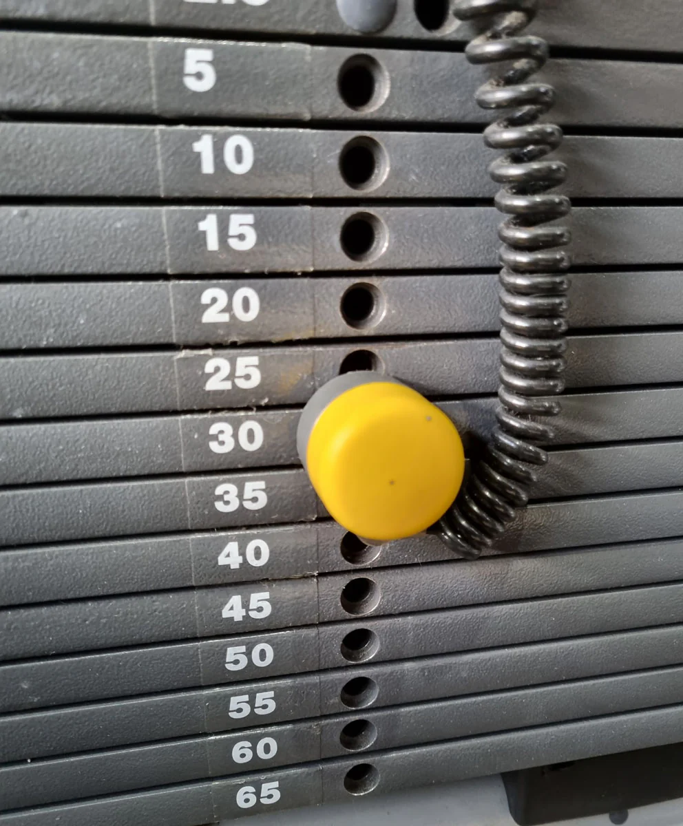 Technogym Wadenmaschine sitzend, Rotary Calf Press, Wadenpresse, Selection Line mit Isocontrol Display, Rahmenfarbe Silber, Polsterfarbe Braun, gebrauchter - überholter Zustand - Image 11