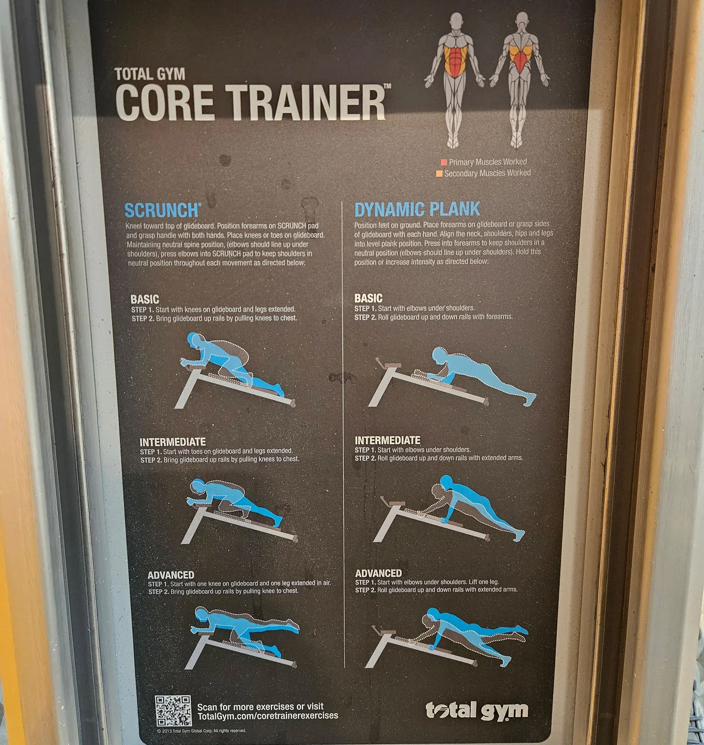 Total Gym Core Trainer, Trainingsgerät für Bauch, Rumpf und unteren Rücken, gebraucht mit Gebrauchsspuren - Image 4