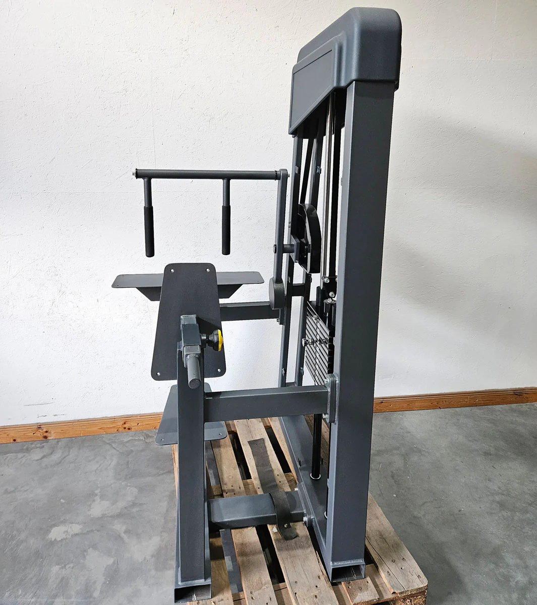 Trizepsmaschine Horizontal, Trizepsstrecker, Triceps Extension, Hersteller ähnlich Gym80 oder L+K, Rahmenfarbe Anthrazit, gebraucht - geprüfter Zustand - Image 2