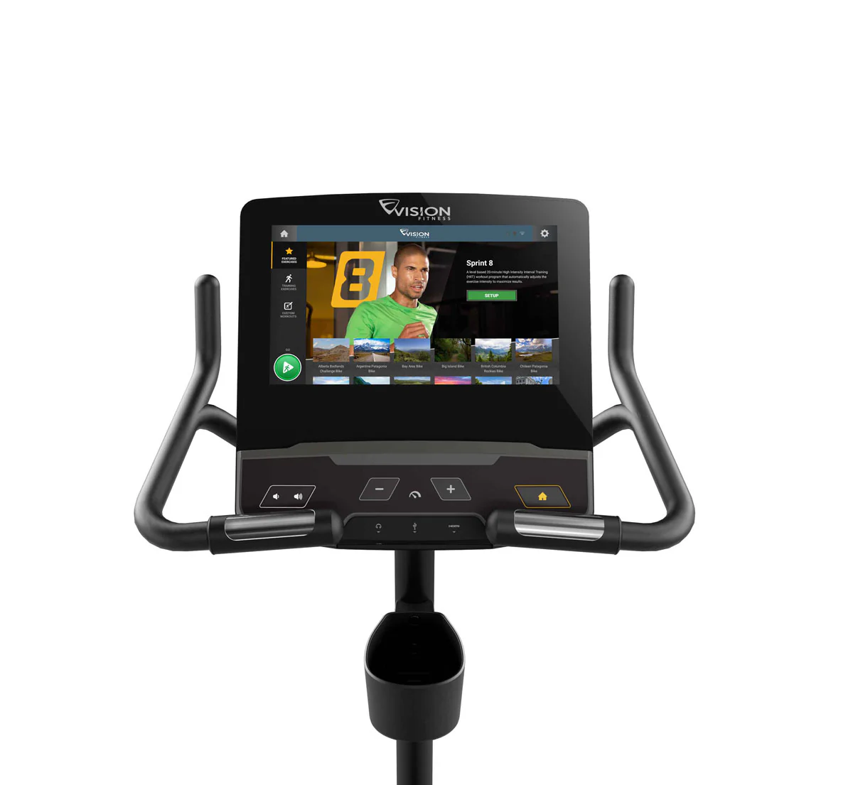 Vision U600E Fahrradergometer, Upright Bike - Image 6